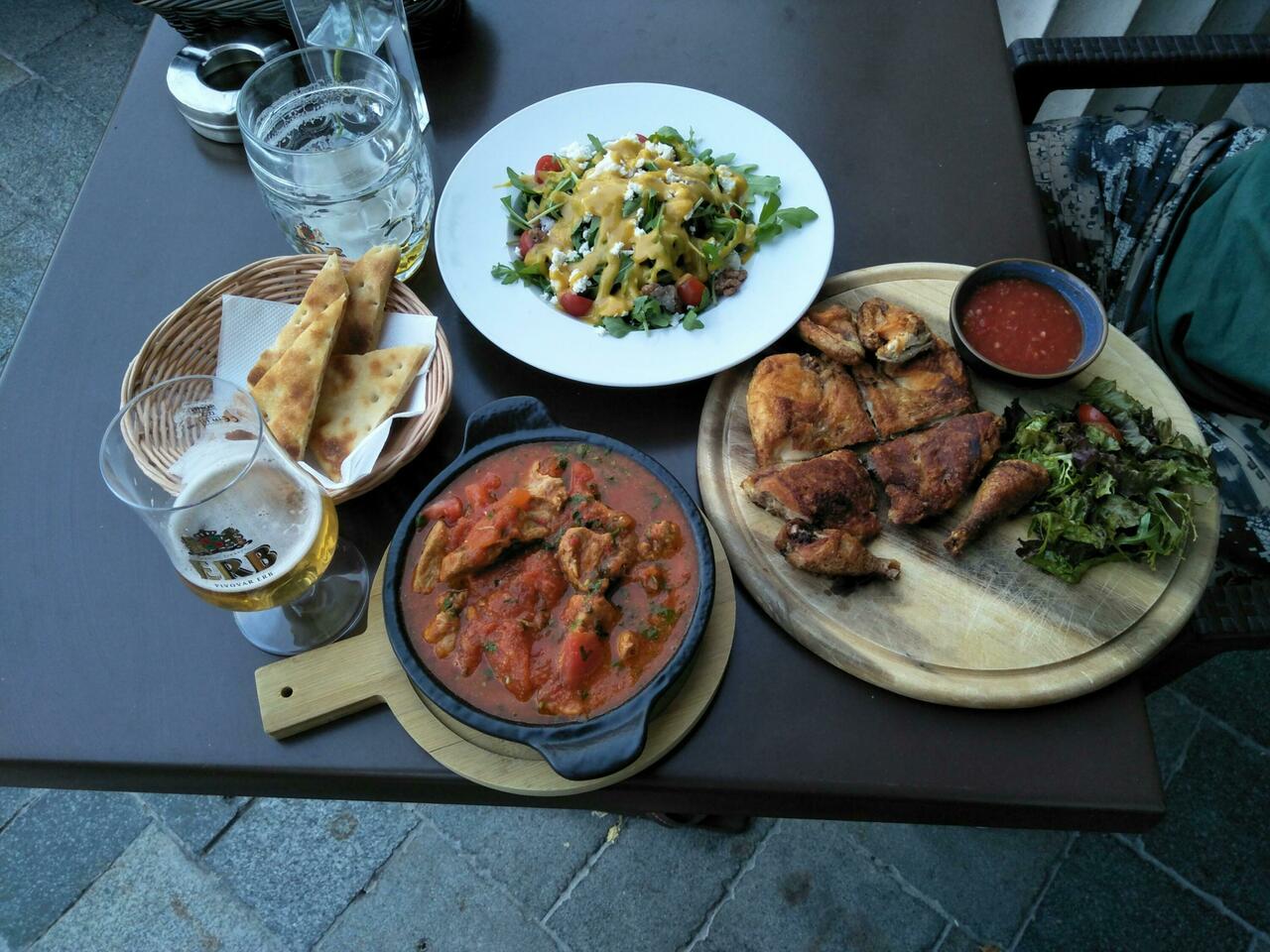 Georgian style veal stew and baby chicken. Best so far