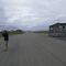 Roman aus Polen, hat mich vor dem Tunnel fotografiert, Foto am NORDKAPP