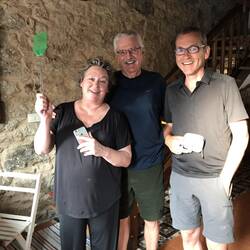 Maribel and her trusty fly swatter