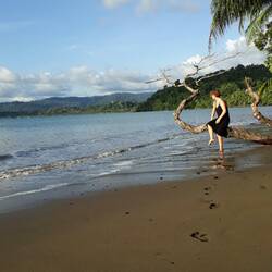 Den Abend am Strand genießen