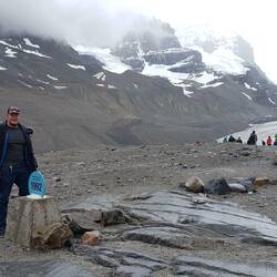 In 1992, when my Thilo was born the glacier started right there.