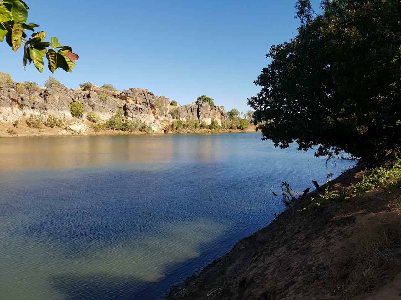 Fitzroy River in Geikie Gorge