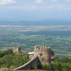 Grünes Weinbaugebiet Kachetien