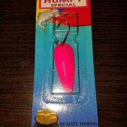 We bought a special lure for the "Humpies"