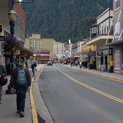 Franklin Street - Hauptstrasse von Juneau