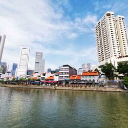 Promenade am Singapore River