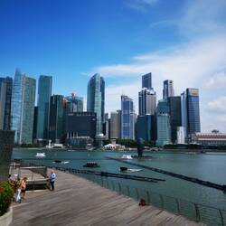 Blick auf den Central Business District