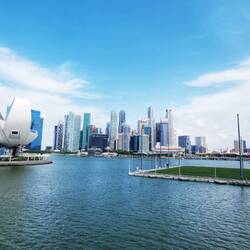 Blick auf den Central Business District