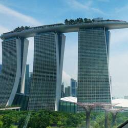 Marina Bay Sands - Hotel von der anderen Seite 😉