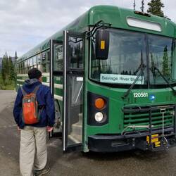 Shuttle instead of RV for the day!