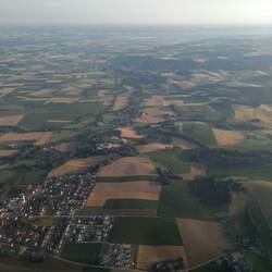 Clear view of German farm precision coming into Munich