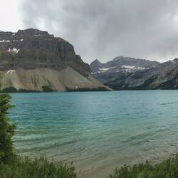 Blauer Bow Lake im Banff