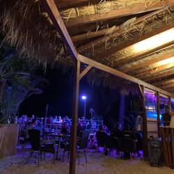 An der Beachbar gabs Musik