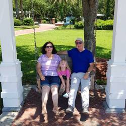 With Sadie and Teagan