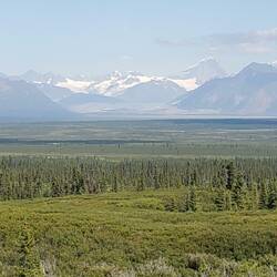 Glacier view from the Highway