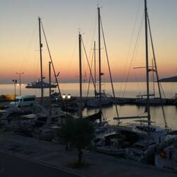 Der Hafen von Livadia