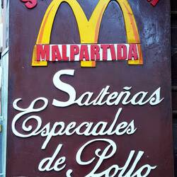 Ein Schild zum Schmunzeln