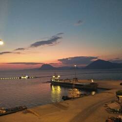View from Patras hotel window
