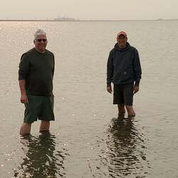 Russ and Dave in the Arctic Ocean