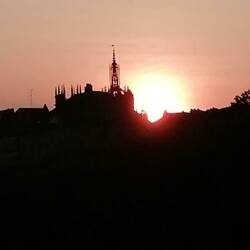 Sonnenaufgang in Metz