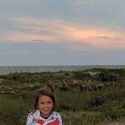 After some sunset boogey boarding in some rough surf @ Hanna Park