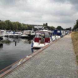 Unser Liegeplatz in Schwebsange