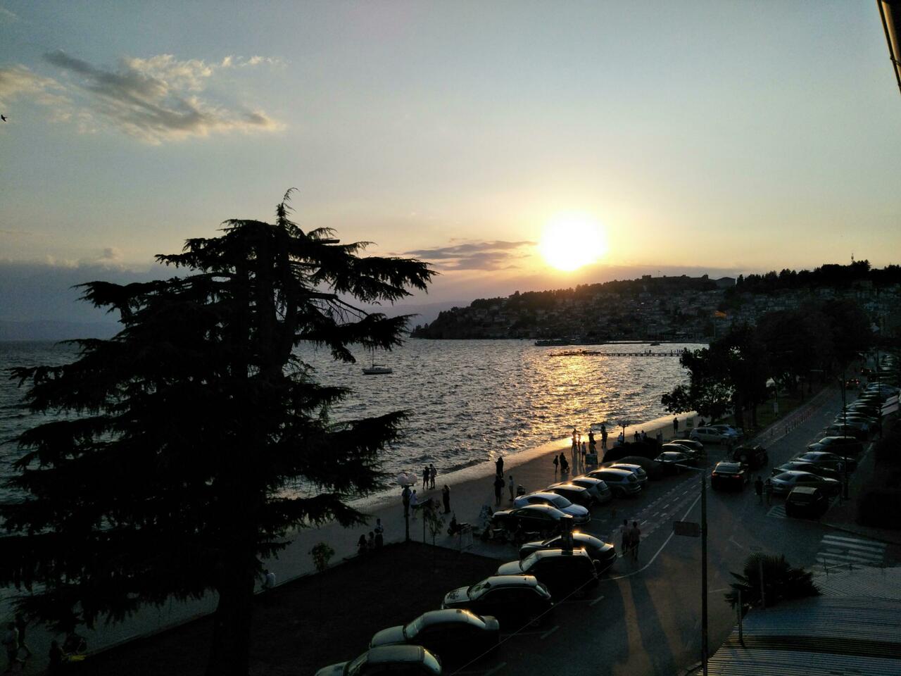 The view from our hotel tonight