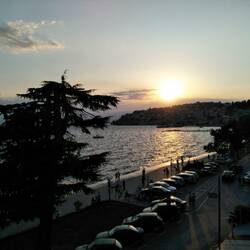 The view from our hotel tonight