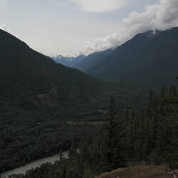 Lost Lake - Aussicht ins Nusatsum-Tal