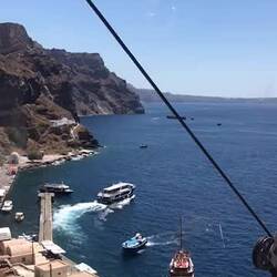 On the cablecar up