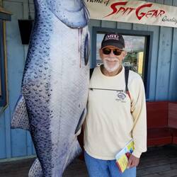Tom brought home some fish for a salad...