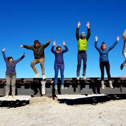Auf der Zugstrecke nach Uyuni