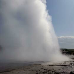 Ausbruch des großen Geysir