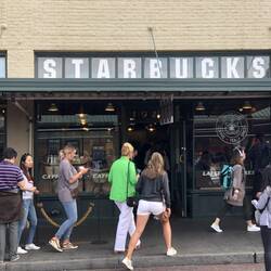 First Starbucks on Pike Street