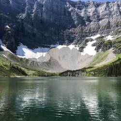 Rawson Lake, Blick auf Mt Sarrail