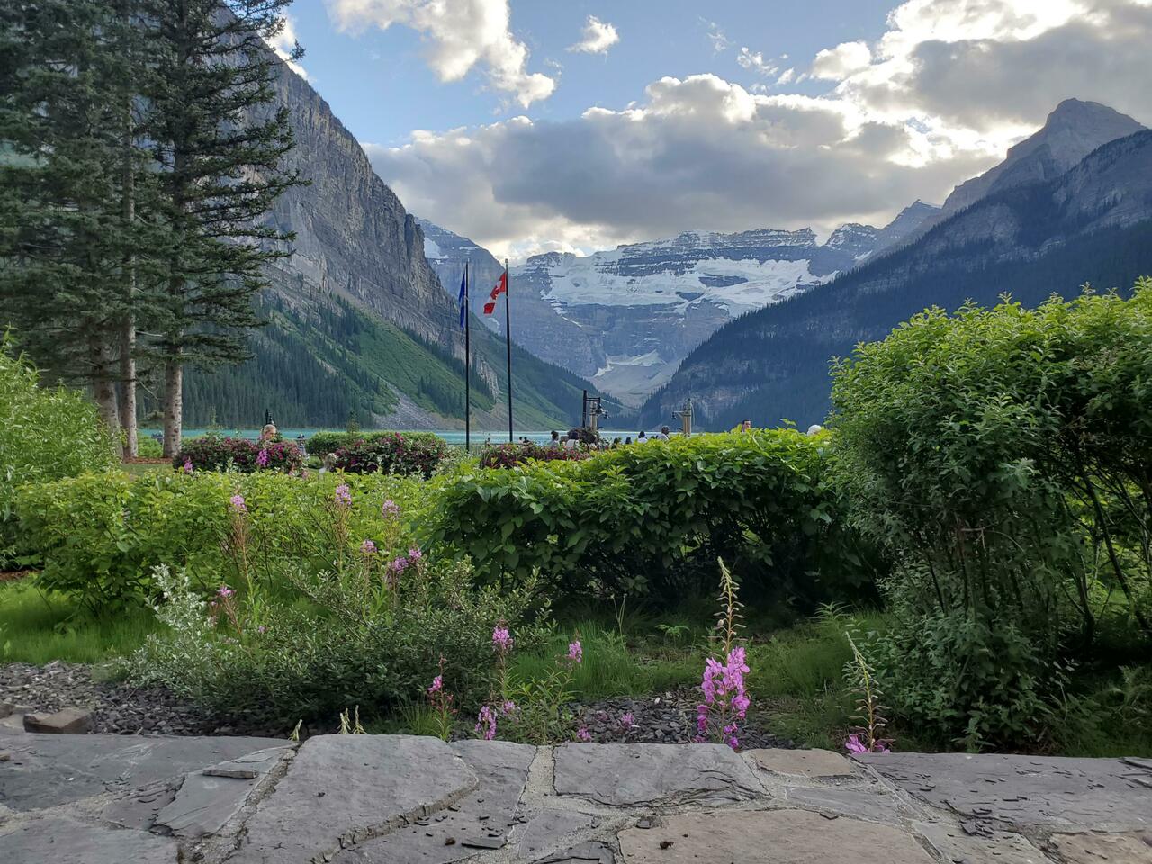 Lake Louise from the Fairmont Chateau