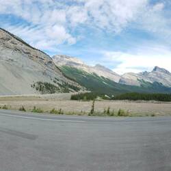 Panorama of the looping highway