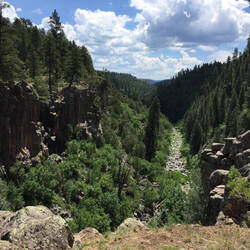 View from the North end of Sycamore Canyon, looking toward Sedona