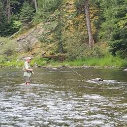 Dave Fly Fishing the Joe River