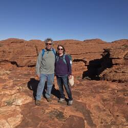 Up on the rim at Kings Canyon