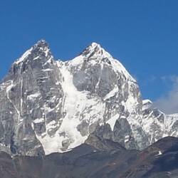 Doppelgipfel des Mt. Uschba 4710 m.