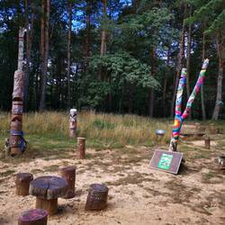 Eine Oase der Ruhe mitten im Wald auf dem Weg nach Atapuerca