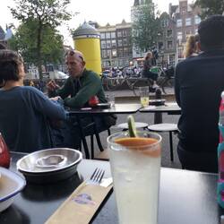 Last dinner in Amsterdam