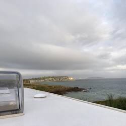 Morgenausblick über das weite Meer