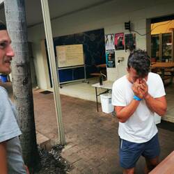 Phil war sehr traurig, dass Georg geht. :P