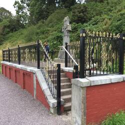 Memorial to Collins at ambush site