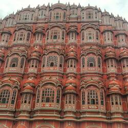 Hawa Mahal (von außen)