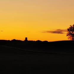 Terradillos de Templarios bei Sonnenaufgang