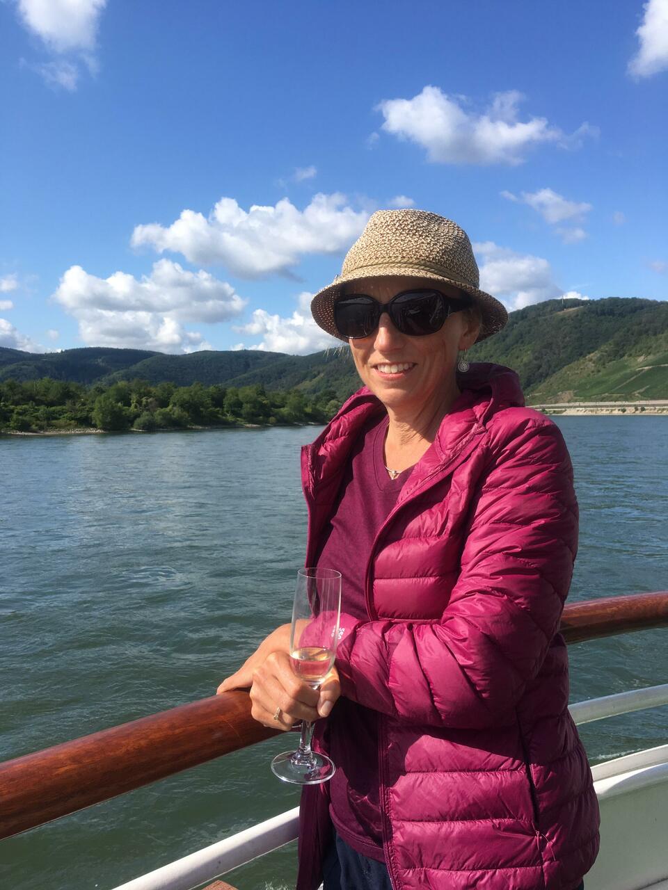 Morning Champagne on the Rhine
