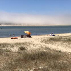 Der Strand von Foz do Arelho